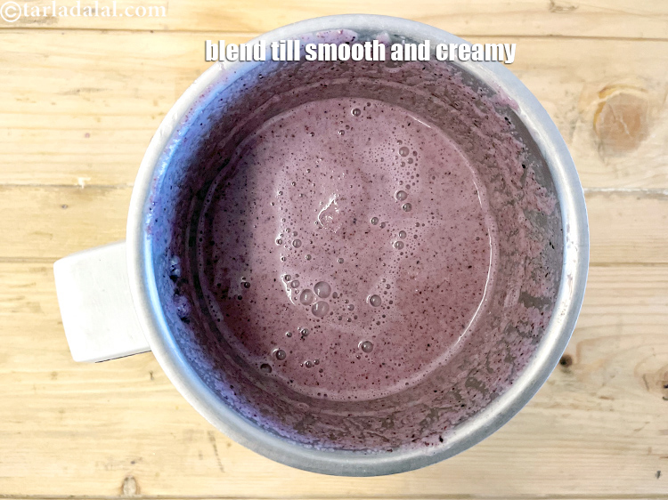 Step 11 – Blend till smooth and creamy and your ice is crushed.