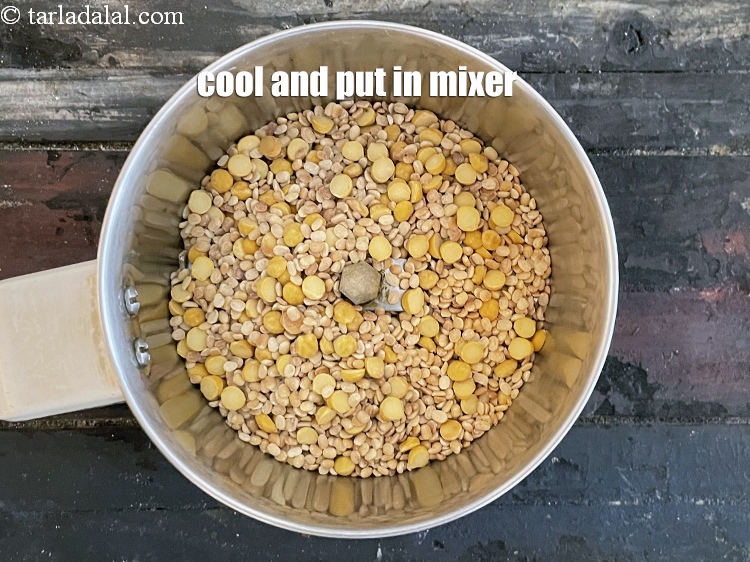 Step 7 – Cool and put in a mixer.