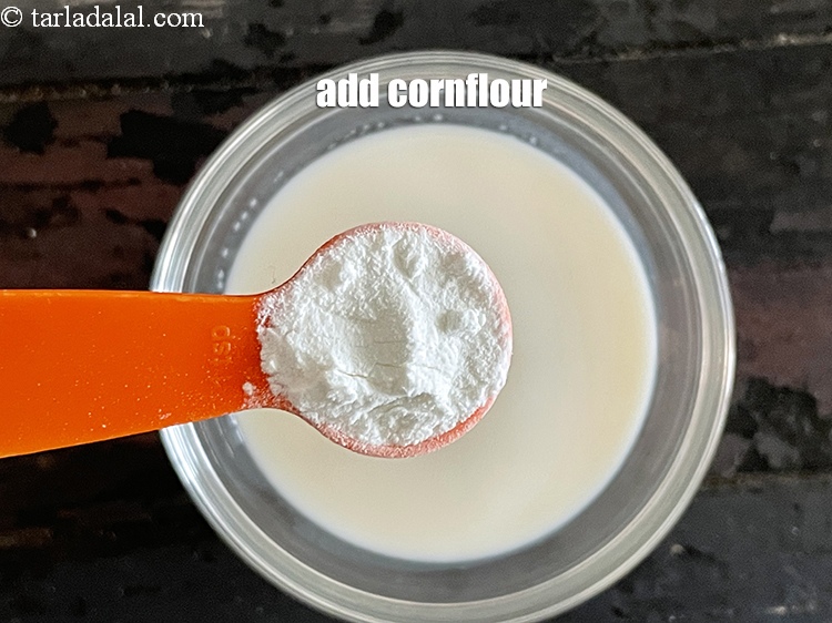 Step 7 – Add&nbsp;<meta charset="UTF-8" />1 tsp&nbsp;<a href="glossary-cornflour-cornstarch-maize-starch-corn-flour-112i">cornflour</a>.