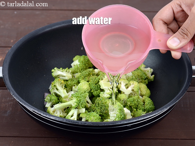 Step 7 – Add 1&frac12; cups of water.