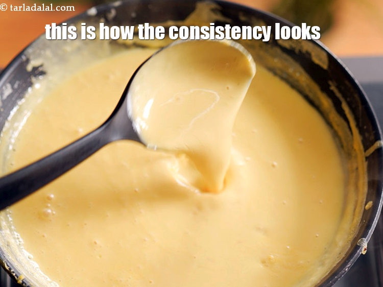 Step 23 – This is how the consistency looks. Keep aside.