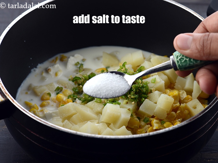 Step 7 – Add salt to taste.