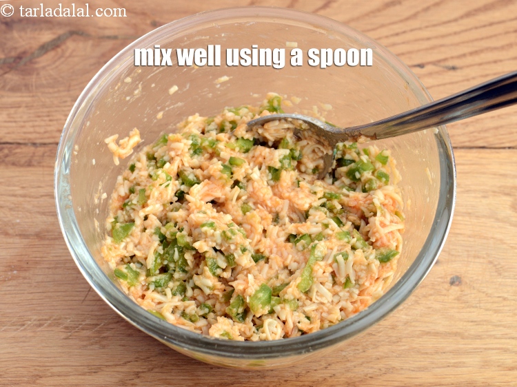 Step 7 – Mix well using a spoon.