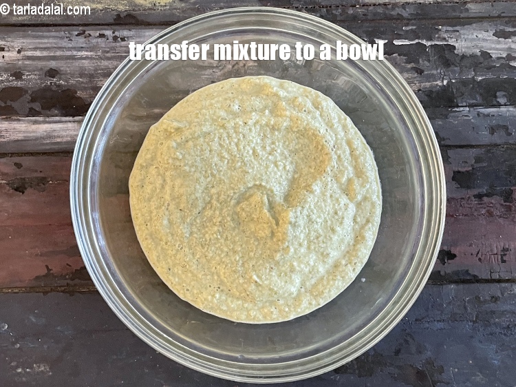 Step 16 – Transfer the mixture into a bowl.