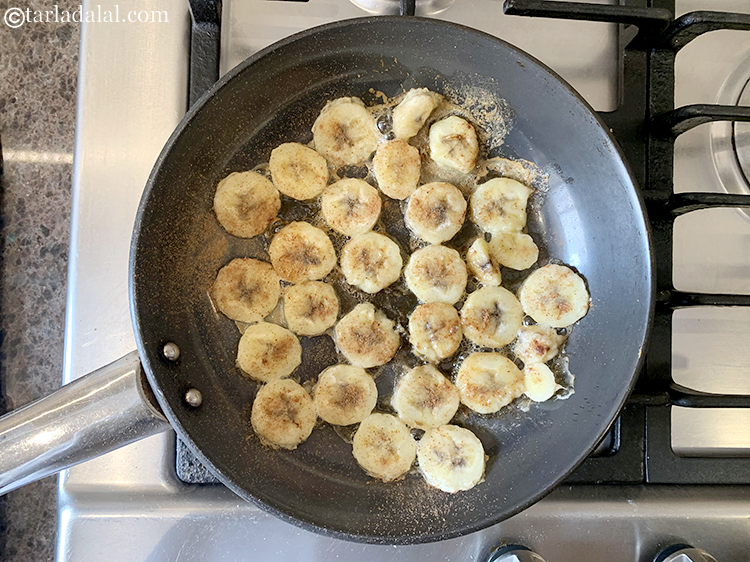 Step 6 – You will know that the banana is ready, once you flip it and see a …