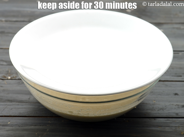 Step 16 – Cover with a lid and keep aside for 30 minutes.