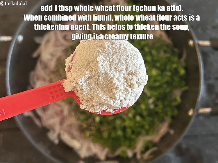 Step 9 – Add&nbsp;<meta charset="UTF-8" />1 tbsp&nbsp;<a href="glossary-whole-wheat-flour-gehun-ka-atta-gehun-ka-aata-429i">whole wheat flour (gehun ka atta)</a>.&nbsp;When combined with liquid, whole wheat …