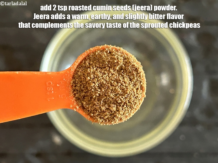 Step 8 – Add&nbsp;<meta charset="UTF-8" />2 tsp&nbsp;roasted&nbsp;<a href="glossary-cumin-seeds-powder-jeera-powder-zeera-powder-382i">cumin seeds (jeera) powder</a>.&nbsp;Jeera adds a warm, earthy, and slightly bitter …