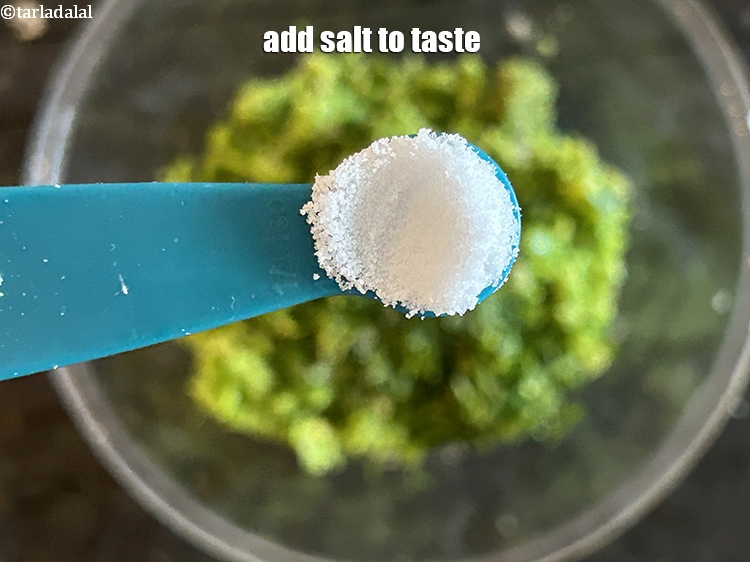 Step 8 – Add salt to taste.