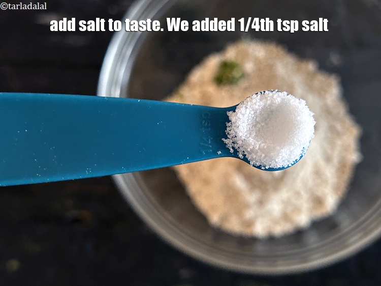 Step 8 – Add salt to taste. We added 1/4th&nbsp;tsp salt.