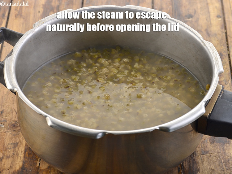 Step 10 – Allow the steam to escape naturally before opening the lid.