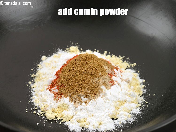Step 35 – Add &frac12; tsp cumin powder.