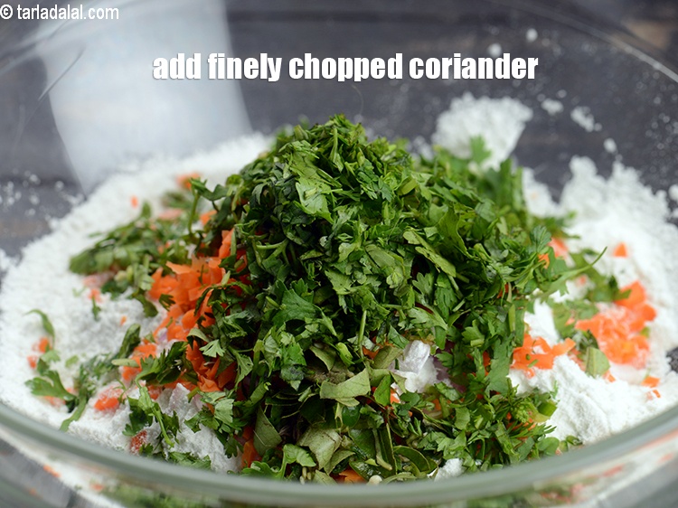 Step 9 – Add 2 tbsp finely chopped coriander.