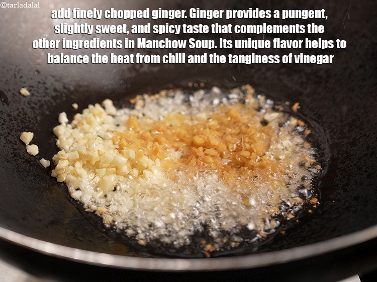 Step 8 – Add 2 tsp finely chopped ginger. Ginger provides a <strong>pungent, slightly sweet, and spicy taste</strong> …