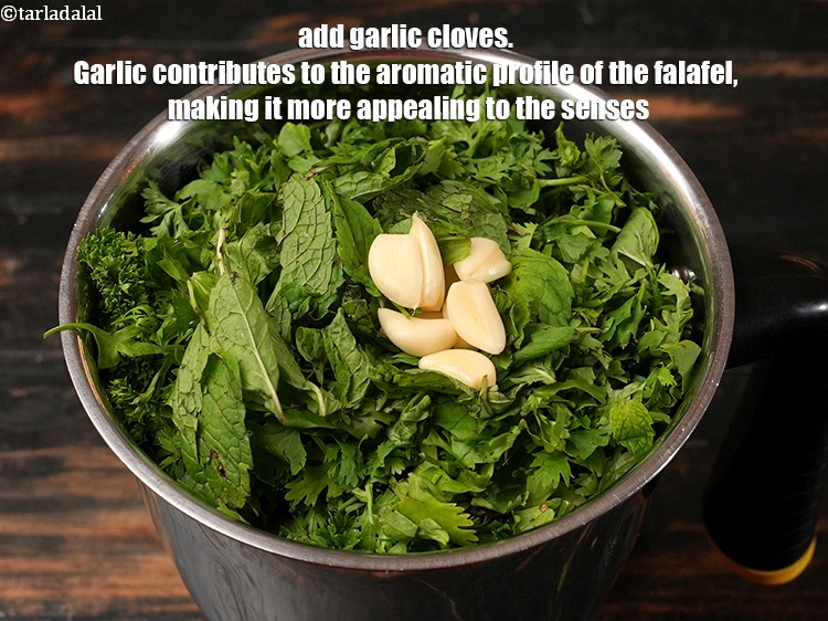 Step 8 – Add 8 to 10 <a href="https://www.tarladalal.com/glossary-garlic-cloves-1857i">garlic (lehsun) cloves</a>. Garlic contributes to the aromatic profile of …