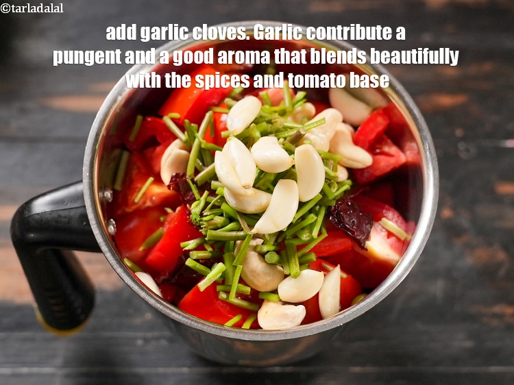 Step 8 – Add 10 to 12 <a href="https://www.tarladalal.com/glossary-garlic-cloves-1857i">garlic (lehsun) cloves</a>. Garlic contribute a pungent and a good …