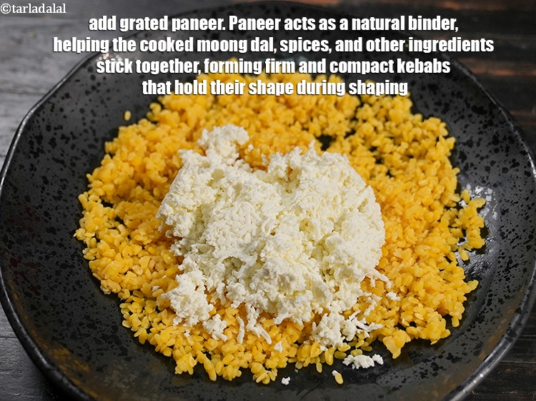 Step 8 – Add 1 cup <a href="https://www.tarladalal.com/glossary-grated-panee-1003i">grated paneer (cottage cheese)</a>. Paneer acts as a natural binder, helping …