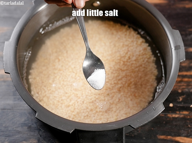 Step 8 – Add little salt to taste.