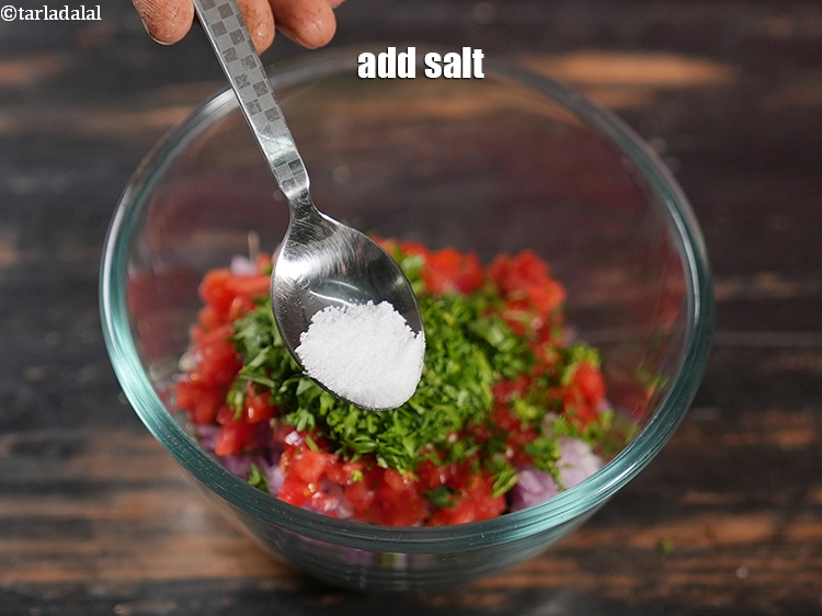 Step 7 – Add salt to taste.
