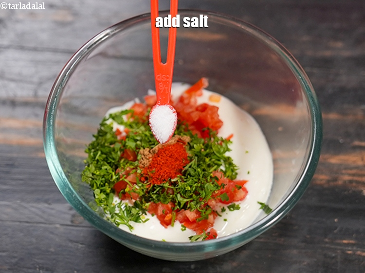 Step 8 – Add 1/8 tsp salt.