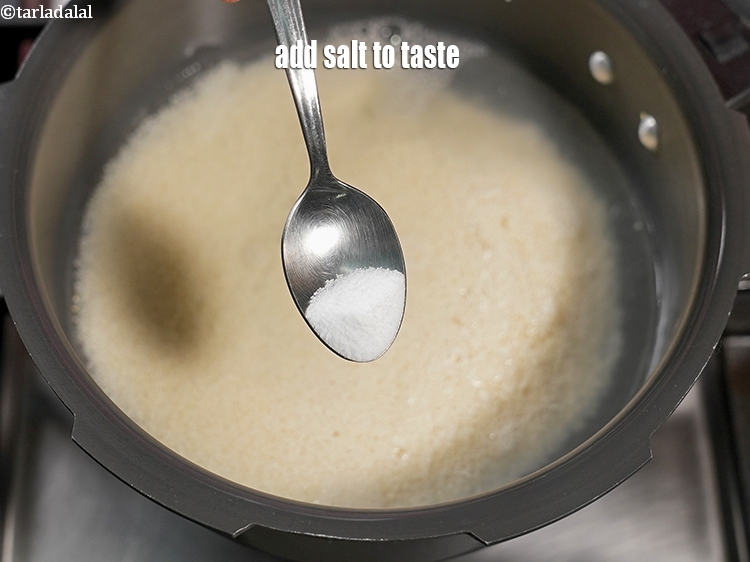 Step 8 – Add salt to taste.