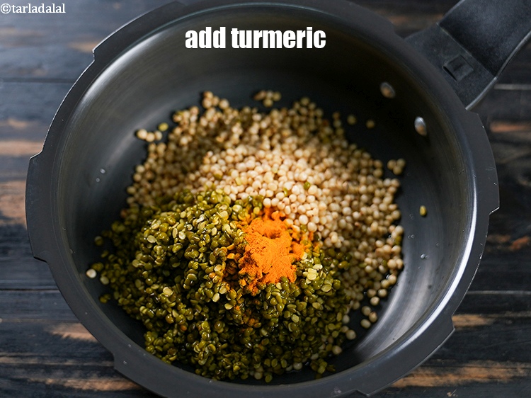 Step 8 – Add &frac12; tsp turmeric.