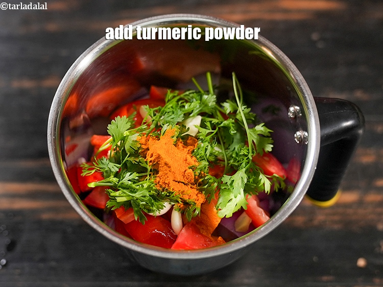 Step 8 – Add &frac12; tsp <a href="https://www.tarladalal.com/glossary-turmeric-powder-haldi-645i">turmeric powder (haldi)</a>.&nbsp;