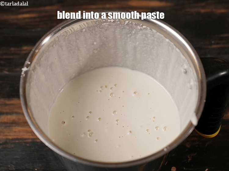Step 8 – Blend into a smooth paste.