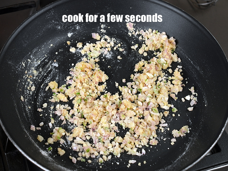 Step 8 – Cook for a few seconds.&nbsp;