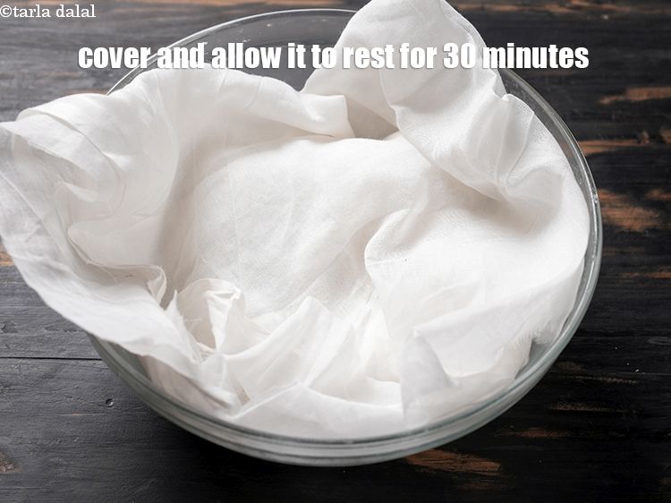 स्टेप 8 – ढक्कन से ढककर 30 मिनट के लिए आराम&nbsp;से रख दें।