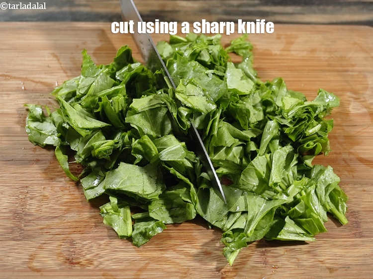 Step 8 – Cut at regular intervals using a sharp knife.