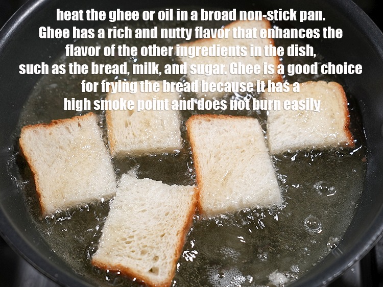 Step 29 – Heat the ghee or oil in a broad non-stick pan.&nbsp;Ghee has a rich and nutty …