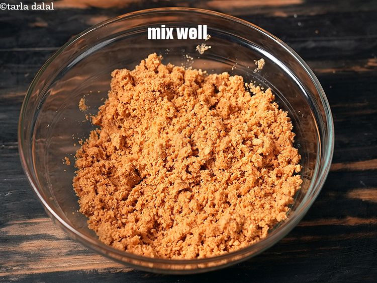 Step 9 – Crumble and mix well.