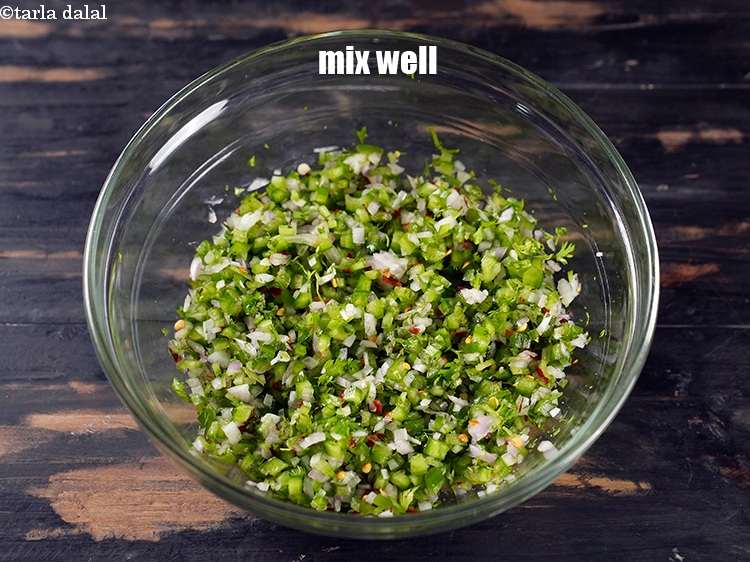 Step 8 – Mix well and keep aside.