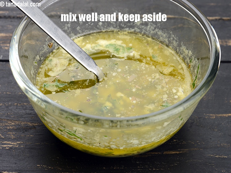 Step 8 – Mix well and keep aside.&nbsp;
