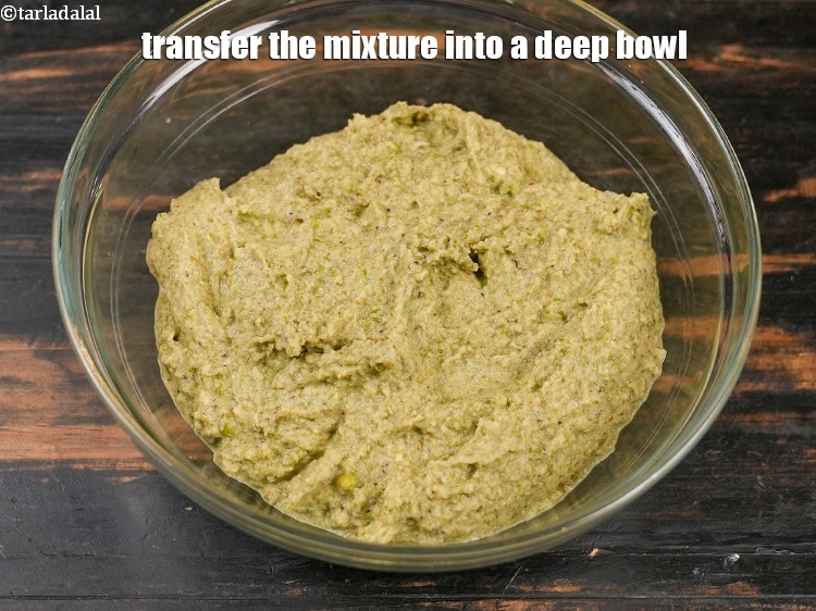 Step 16 – Transfer the mixture into a deep bowl.