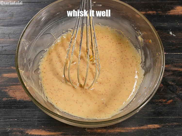 Step 8 – Whisk it well.