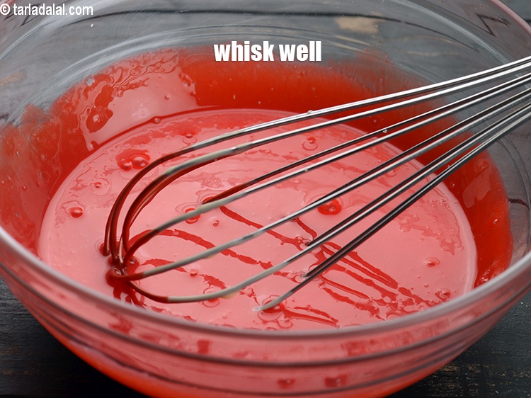 Step 12 – Whisk well.