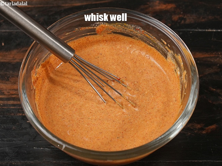 Step 8 – Whisk well and keep aside.