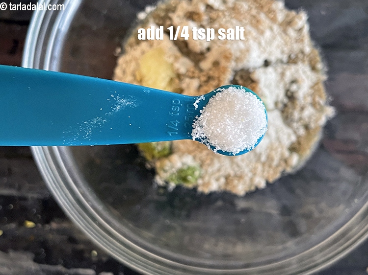 Step 8 – Add salt to taste. We added 1/4 tsp salt.&nbsp;