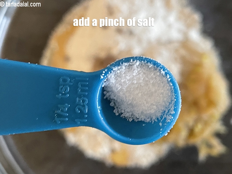 Step 11 – Add a pinch of salt.