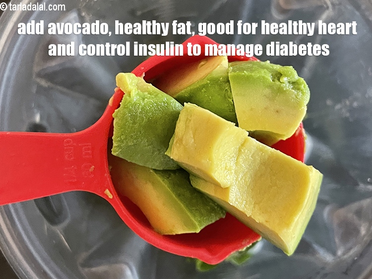 Step 8 – Add&nbsp;<meta charset="UTF-8" />1/4 cup&nbsp;roughly&nbsp;<a href="glossary-chopped-avocado-981i">chopped avocado</a>.&nbsp;Though avocados are high in fats, they are all healthy …