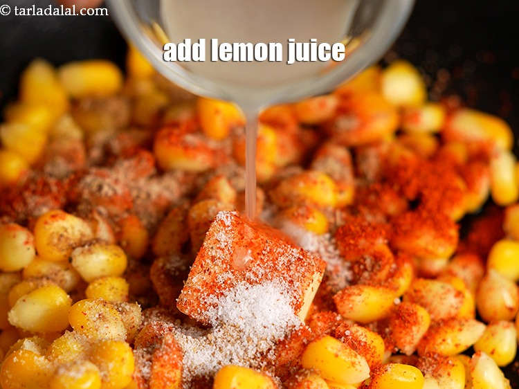 Step 17 – Add 1 tsp&nbsp;<a href="https://www.tarladalal.com/glossary-lemon-juice-numbi-ka-ras-nimbu-ka-juice-471i">lemon juice</a>.