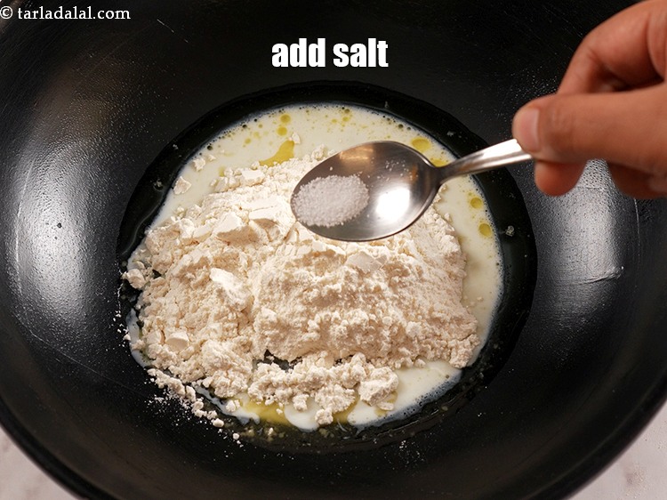 Step 8 – Add a pinch of salt.