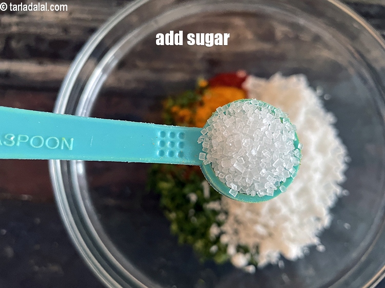 Step 9 – Add&nbsp;<meta charset="UTF-8" /><meta charset="UTF-8" />2 tsp&nbsp;<a href="glossary-sugar-chini-shakkar-278i">sugar</a>.