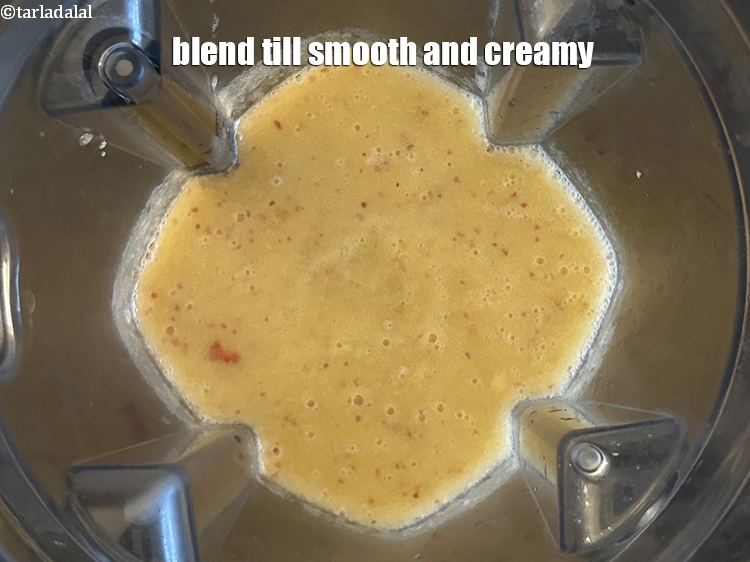 Step 16 – Blend till smooth and creamy.