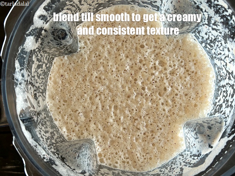 Step 11 – Blend till smooth in order to get a creamy and consistent texture.