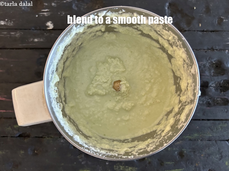 Step 8 – Blend to a smooth paste.