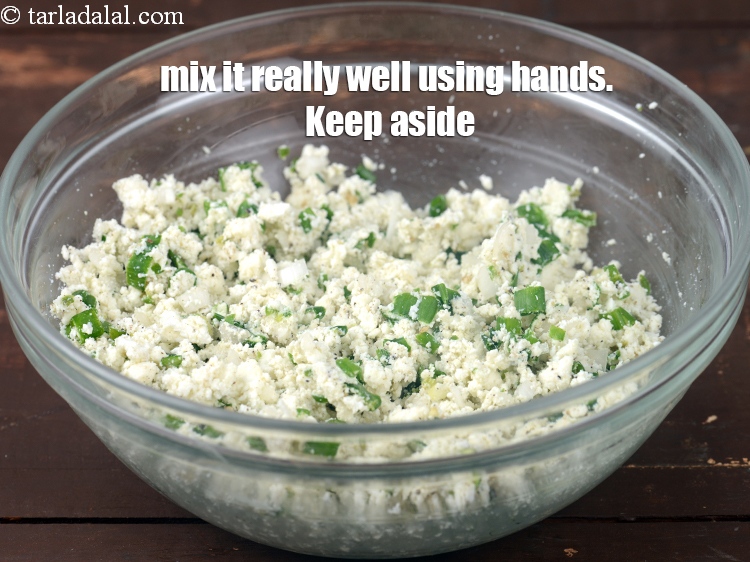 Step 8 – Mix it really well using hands. Keep aside.