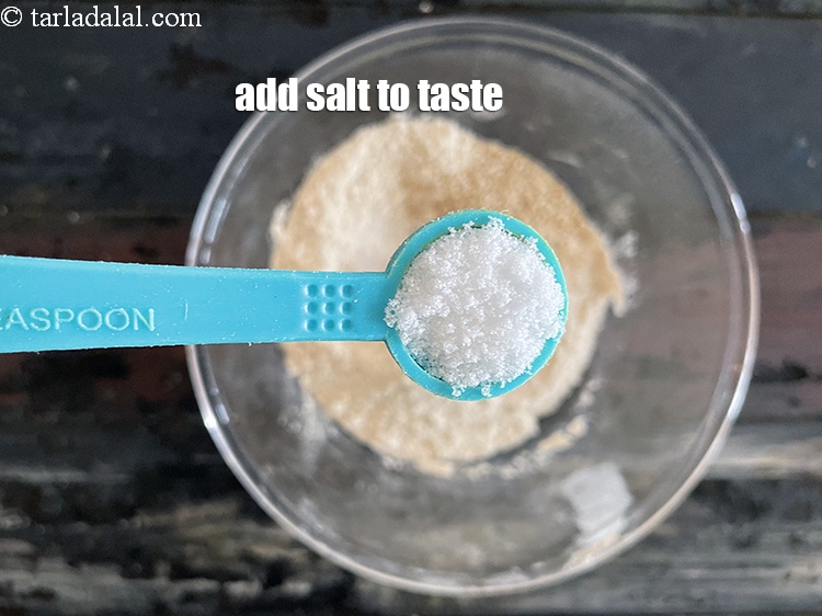 Step 8 – Add 1/2 tsp salt.